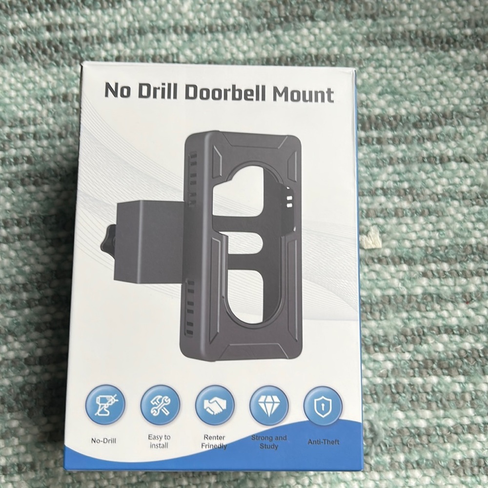 No Drill Doorbell Mount NEW